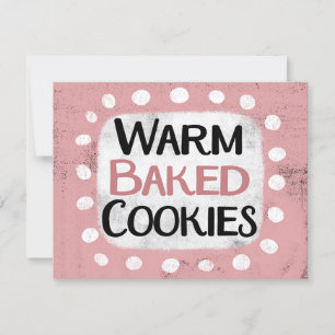Warm Baked Cookies Greeting Card