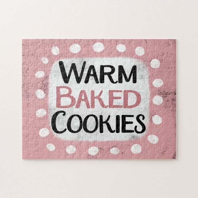 Warm Baked Cookies Jigsaw Puzzle (Horizontal)