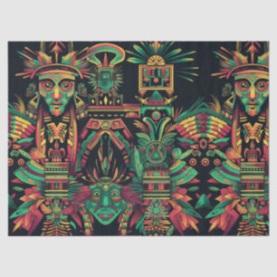 Warm Beige "Ancestral Paradigm" Vintage Tissue Pap Paper