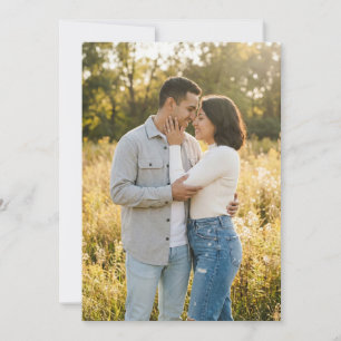 Warm Beige Casual Photo Invitation