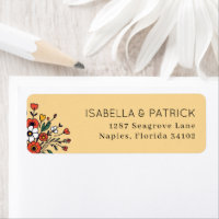 Warm Beige Floral Illustration