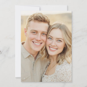 Warm Beige Realistic Photo Invitation