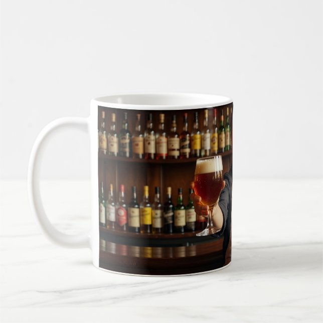 Warm Belgian Tavern Souvenir Keepsake Mug (Left)