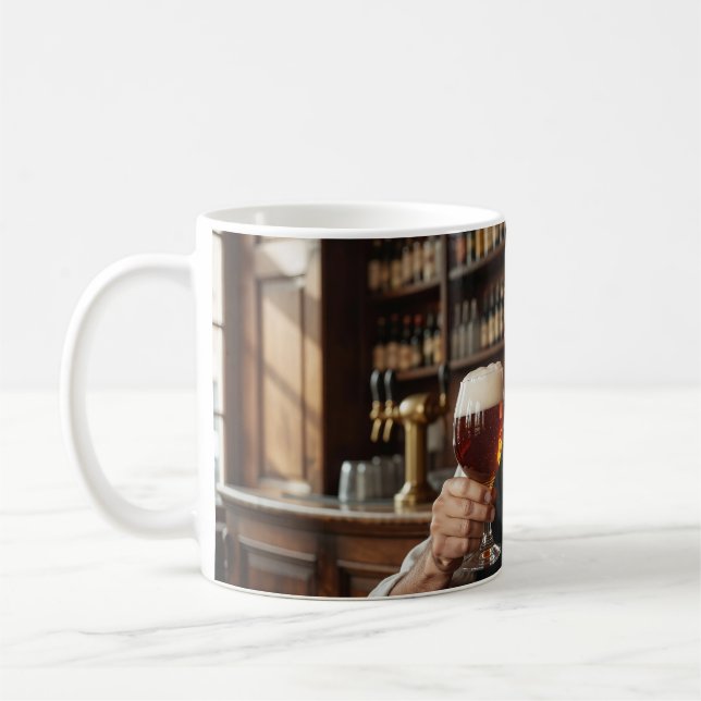 Warm Belgian Trappist Tavern Welcome Mug (Left)