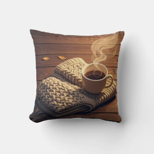 Warm blanket and steamy drink cushion