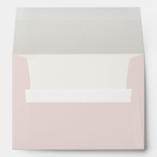 Warm Blush & Warm Ivory Wedding Envelope 
