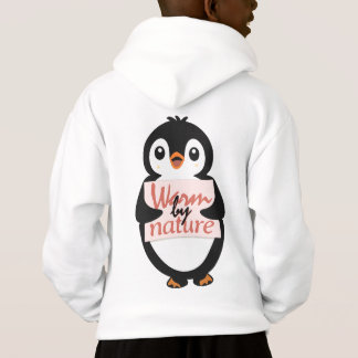 Warm by nature: Adorable Penguin with Playful Text