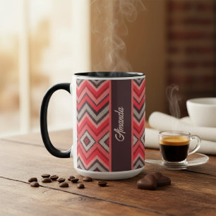 Warm Chevron Mug