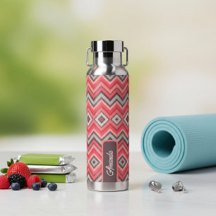 Warm Chevron Water Bottle