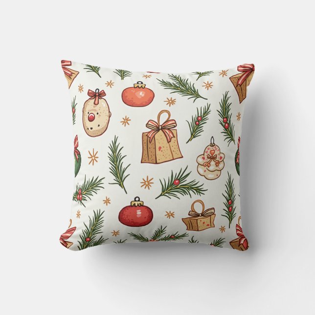 Warm Christmas, Cosy Pillow (Front)