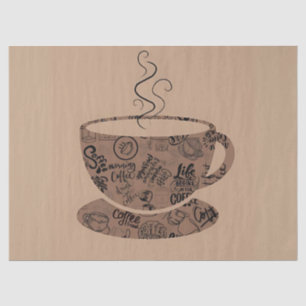 Warm Coffeehouse Essence Tissue Paper