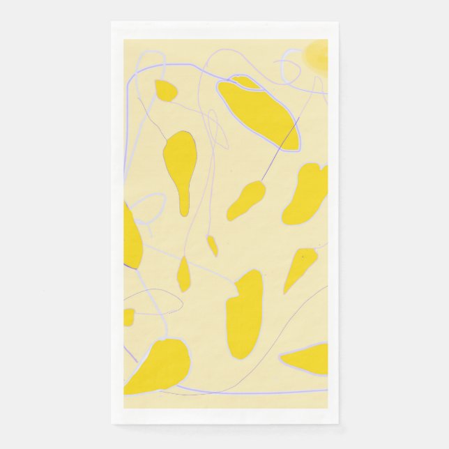 Warm colour design napkin (Front)