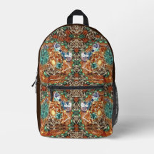 Warm Colourful Modern Backpack by Joya Eve
