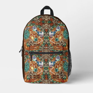 Warm Colourful Modern Backpack by Joya Eve