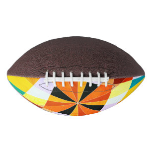Warm Colours Cool Angular Geometric Shapes Football