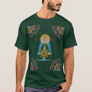 Warm colours Mandala golden rainbow T-Shirt