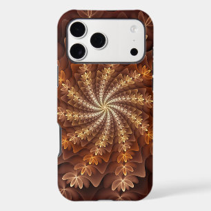 Warm Colours, Trippy Modern Fractal Art Pattern
