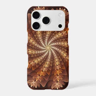 Warm Colours, Trippy Modern Fractal Art Pattern