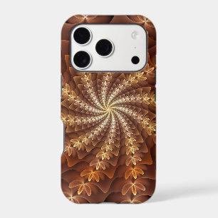 Warm Colours, Trippy Modern Fractal Art Pattern