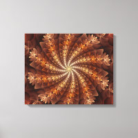Warm Colours, Trippy Modern Fractal Art Pattern