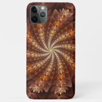 Warm Colours, Trippy Modern Fractal Art Pattern