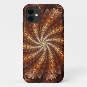 Warm Colours, Trippy Modern Fractal Art Pattern Case-Mate iPhone Case