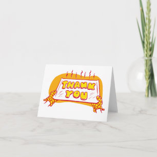 Warm Cookies Thank You Note Card