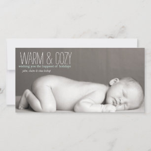 Warm & Cosy - Family Photo Card