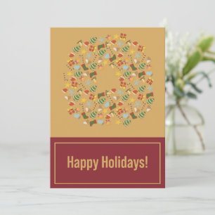 Warm & Cozy Traditional Christmas Card