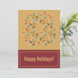 Warm & Cozy Traditional Christmas Card