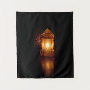 Warm Crystal Glow Tapestry