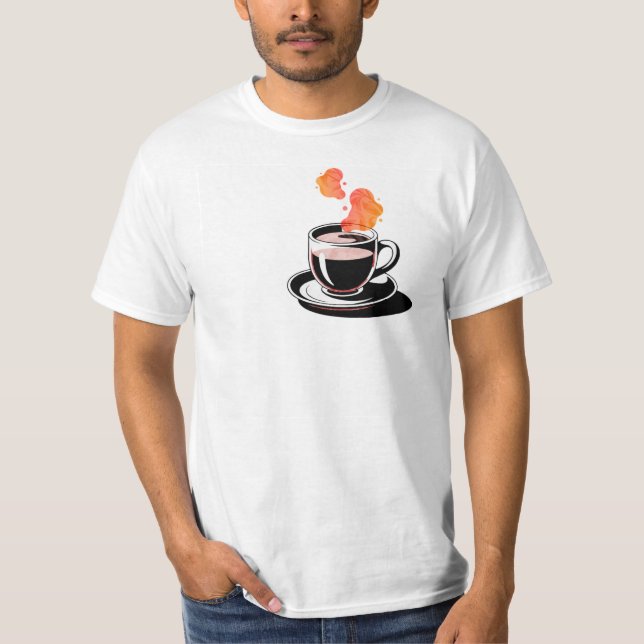 warm cup of coffee T-Shirt (Front)