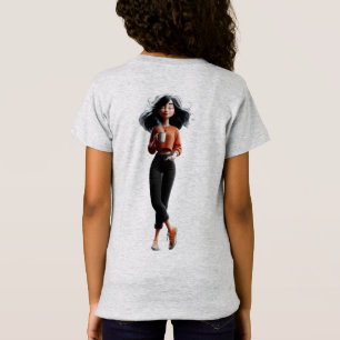 "Warm cup, warm heart, fresh start." T-Shirt