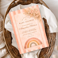 Warm Desert Boho Rainbow Baby Shower
