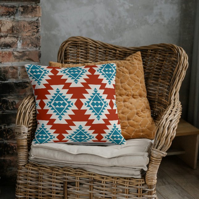 Warm Desert Dreams Southwestern Rustic Pattern Cushion (Creator Uploaded)