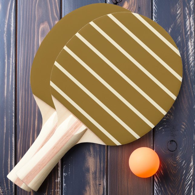 Warm Desert Wind Striped and Solid  Ping Pong Paddle (Creator Uploaded)