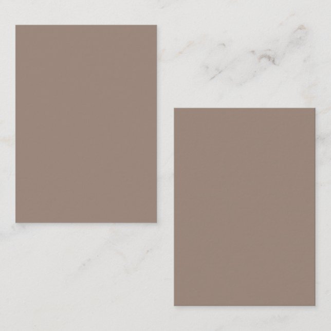 Warm Dusty Rose Background – Wedding Design Calling Card (Front/Back)
