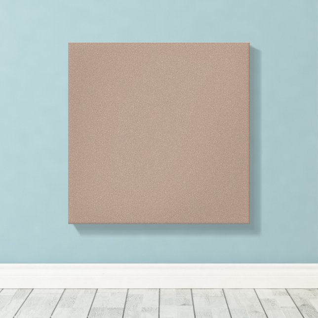 Warm Dusty Rose Background – Wedding Design Canvas Print (Insitu(Wood Floor))