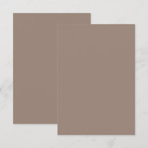 Warm Dusty Rose Background – Wedding Design Thank You Card