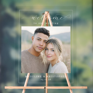Warm Earthy Minimalist Photo Acrylic Sign