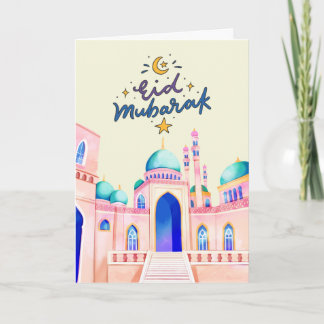 Warm Eid Celebration Design Card
