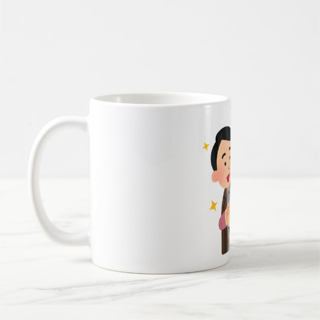 Warm Embrace and Sparkling Joy Coffee Mug (Left)