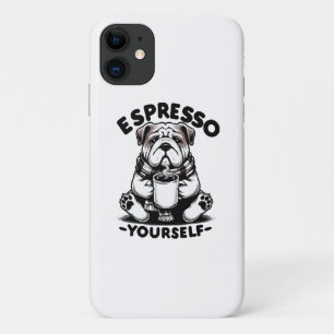 Warm Espresso Bulldog Case-Mate iPhone Case