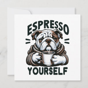 Warm Espresso Bulldog - Cosy Coffee 