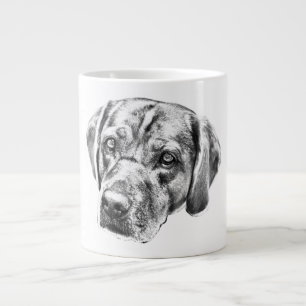 Warm Eyes in Harvest Glow Large Coffee Mug