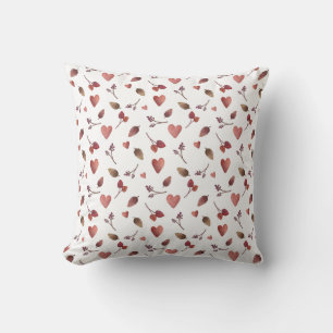 Warm Fall Aesthetic Pattern, Autumn Cosy Vibes  Cushion