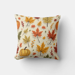 warm fall pillow cushion