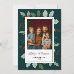Warm Family Merry Christmas Card