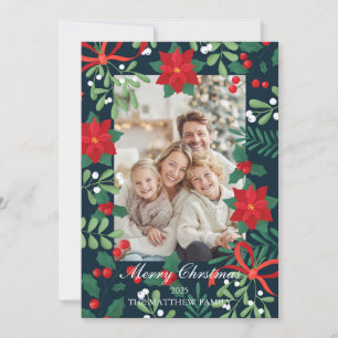 Warm Family Merry Christmas Card