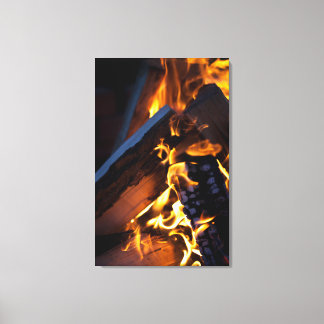 Warm Fire  Canvas Print